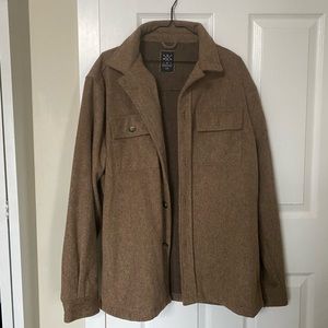 Beige winter jacket size L